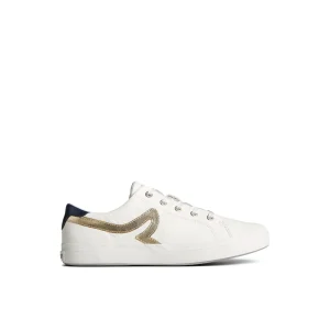 Women Sperry Shoes | Sneakers^Sandy Leather Metallic Sneaker