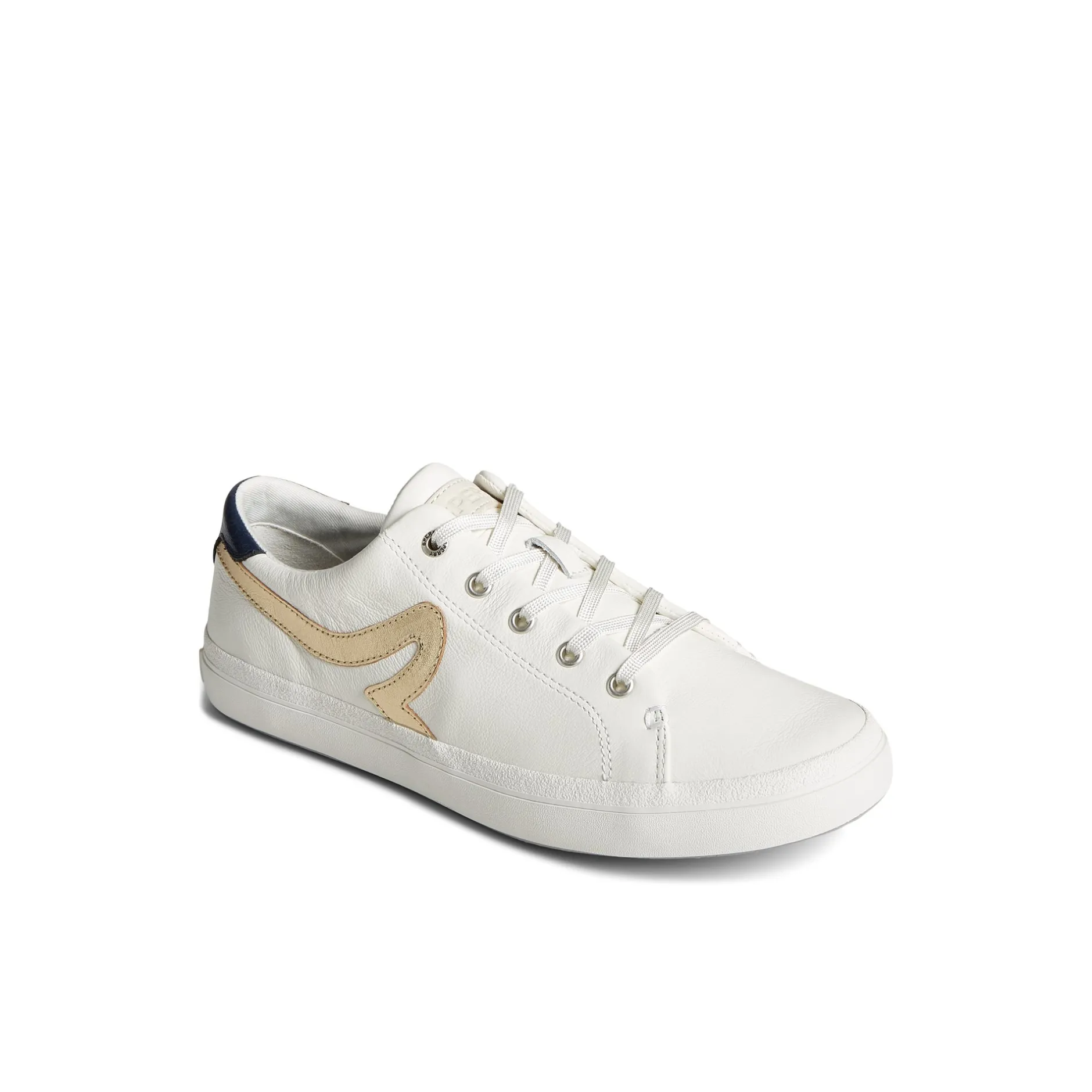 Women Sperry Shoes | Sneakers^Sandy Leather Metallic Sneaker