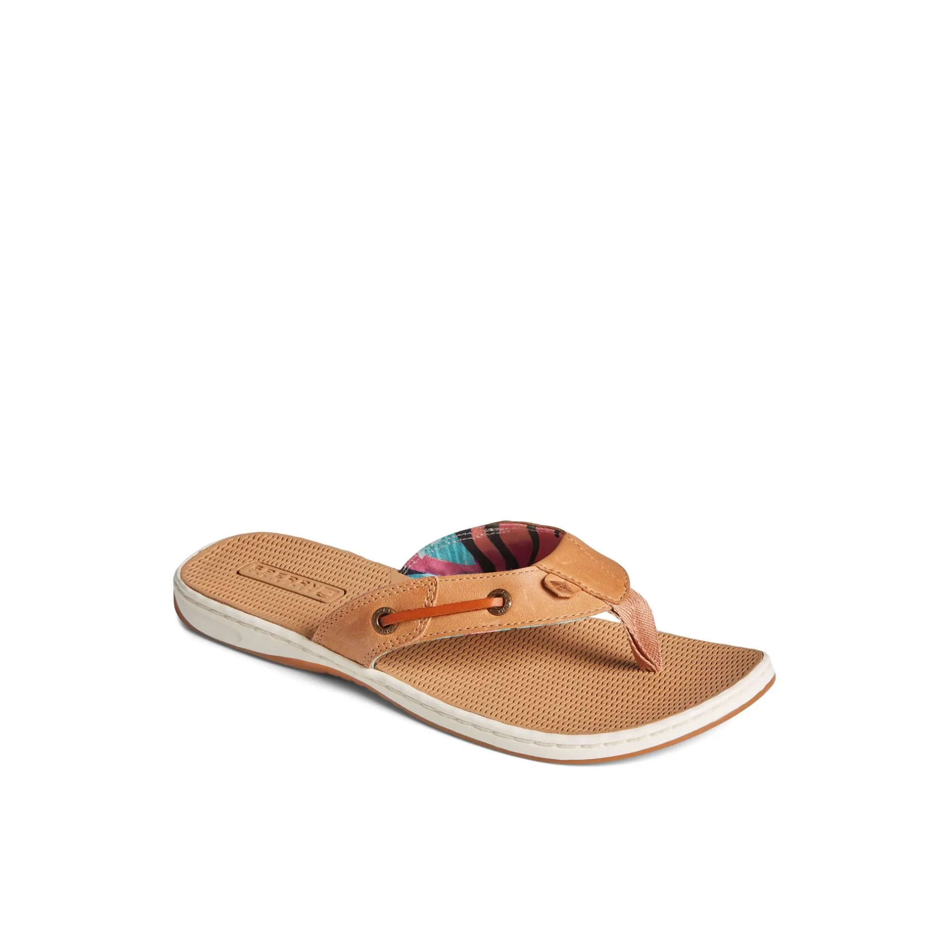 Women Sperry Sandals^Seafish Leather Flip Flop