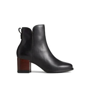 Women Sperry Ankle Boots | Boots^Seaport Heel Water Resistant Leather Boot